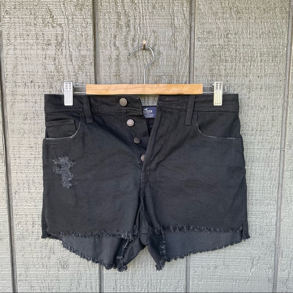 Hollister Black Jean Shorts